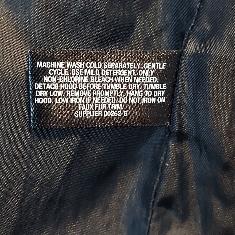 Liz Claiborne Women's Quilted Winter Jacket Coat Black Size 2X - Picture 10 of 10